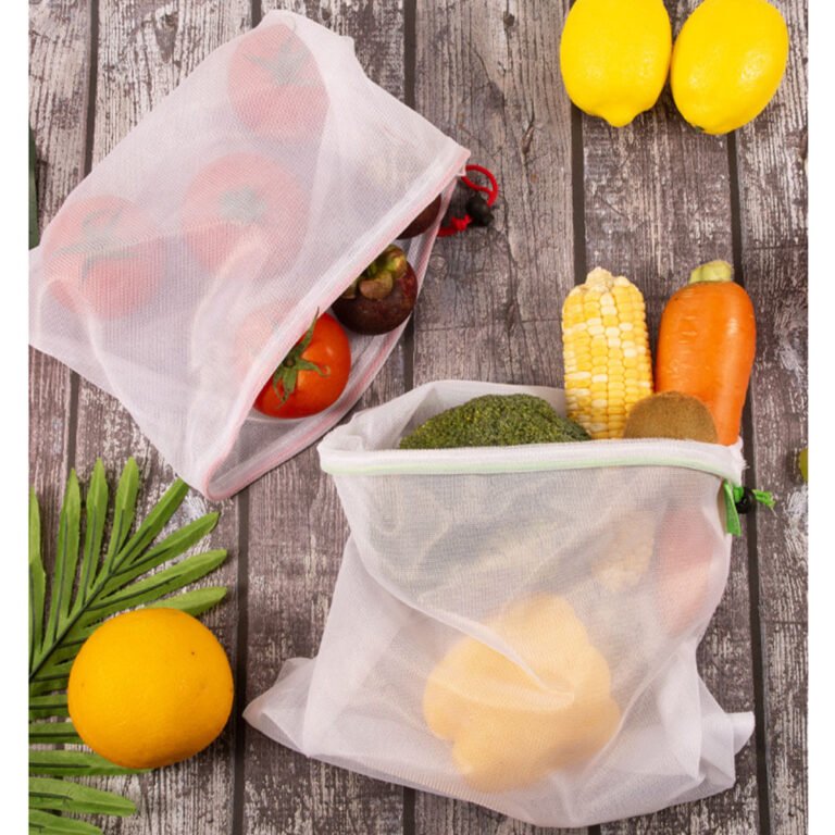 polyester mesh produce bags