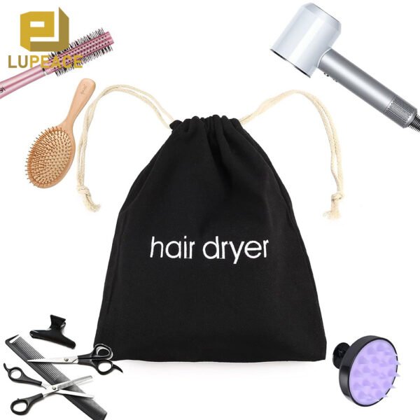 Factory Custom Dust Bags Packaging Canvas Drawstring Pouch Storage Bag