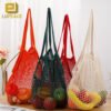 Eco Cotton Mesh Tote Grocery Bags