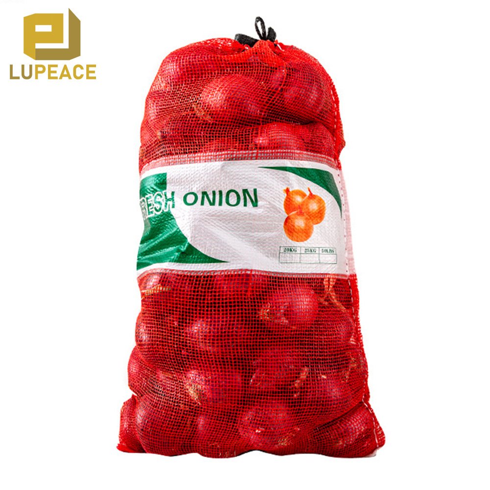 Custom Mesh Produce Bags For Fruits Onion Bags LUPEACE