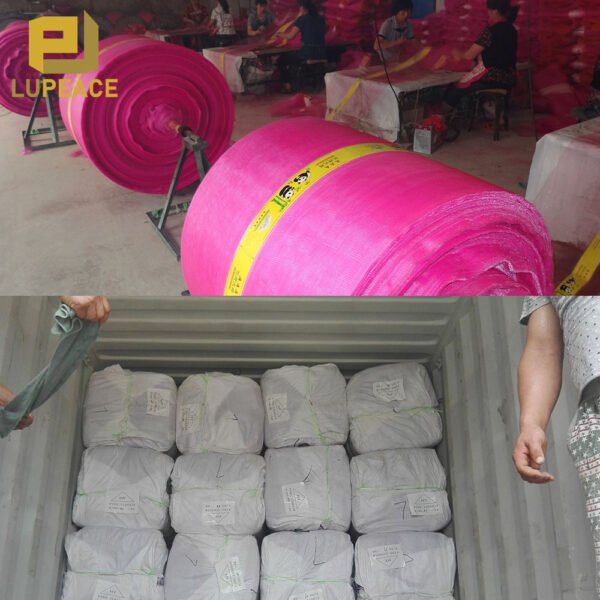 Custom LOGO Labels PE Onion Patatoes Garlic Ginger Agriculture Produce Bags