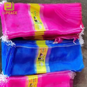 Custom LOGO Labels PE Onion Patatoes Garlic Ginger Agriculture Produce Bags